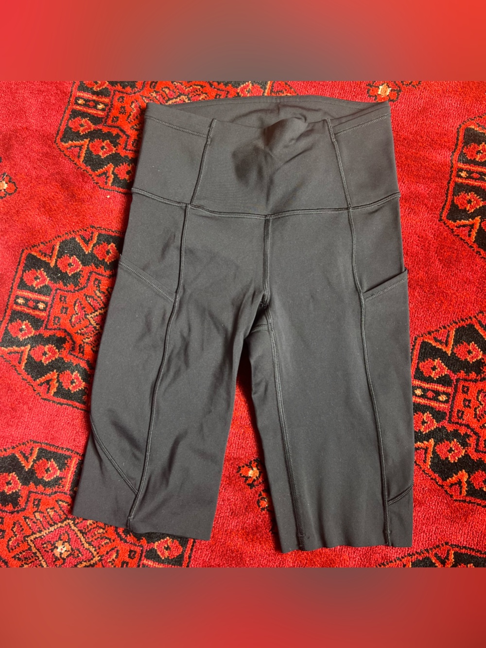 lululemon athletica Black High-Waist Cropped Leggings